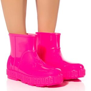 UGG Women's Vibrant Pink Rain Boots